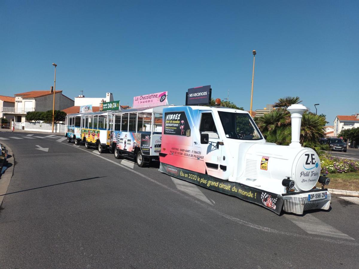 Le Victoria'S Beach Barcares - Parking Prive - Direct Plage - 5 Minutes A Pied Du Lydia - 3 Personnes Le Barcarès Eksteriør billede